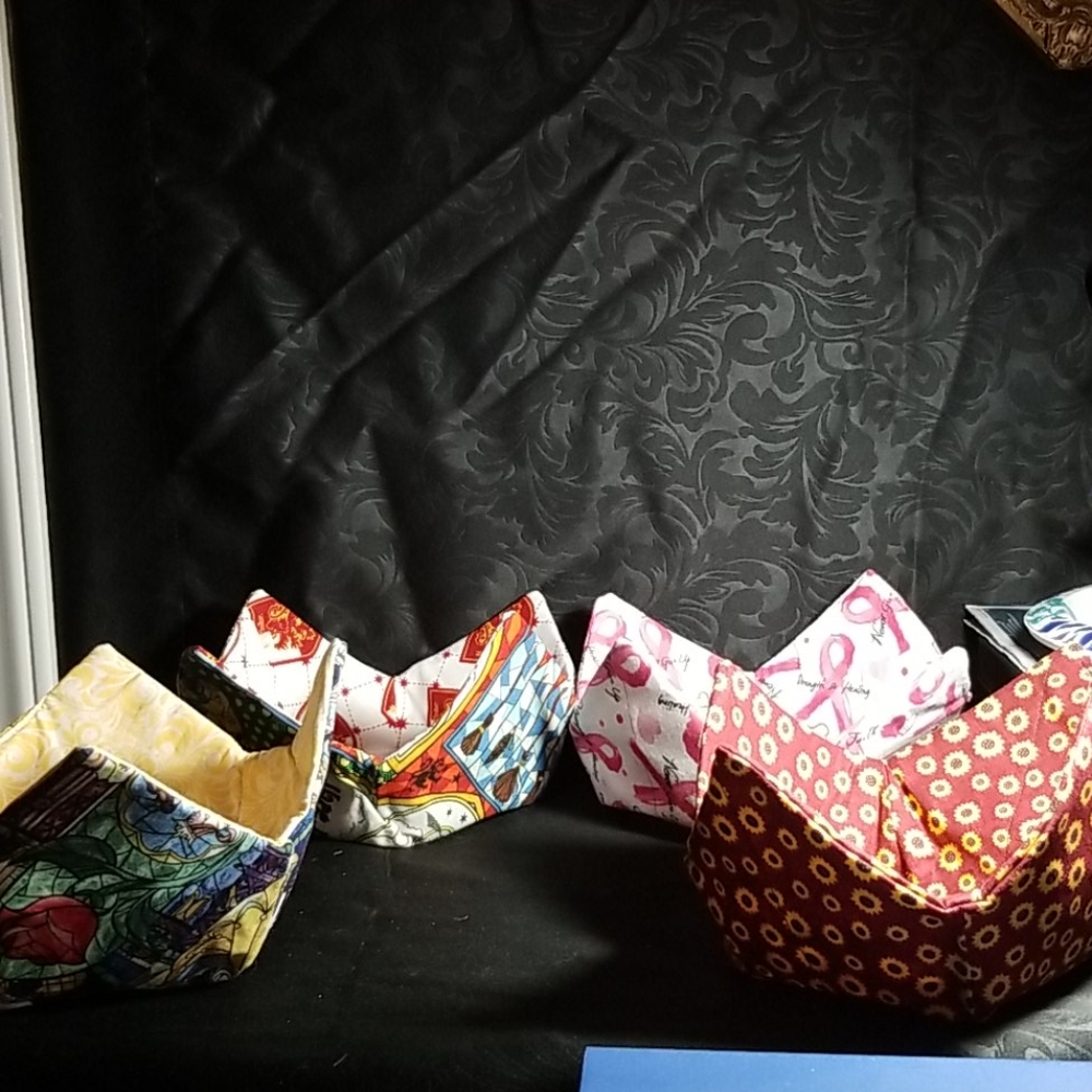 Handmade Fabric Bowls